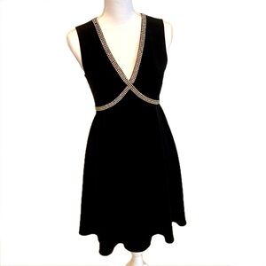 Ted Baker black cocktail dress size 1 (us 4)